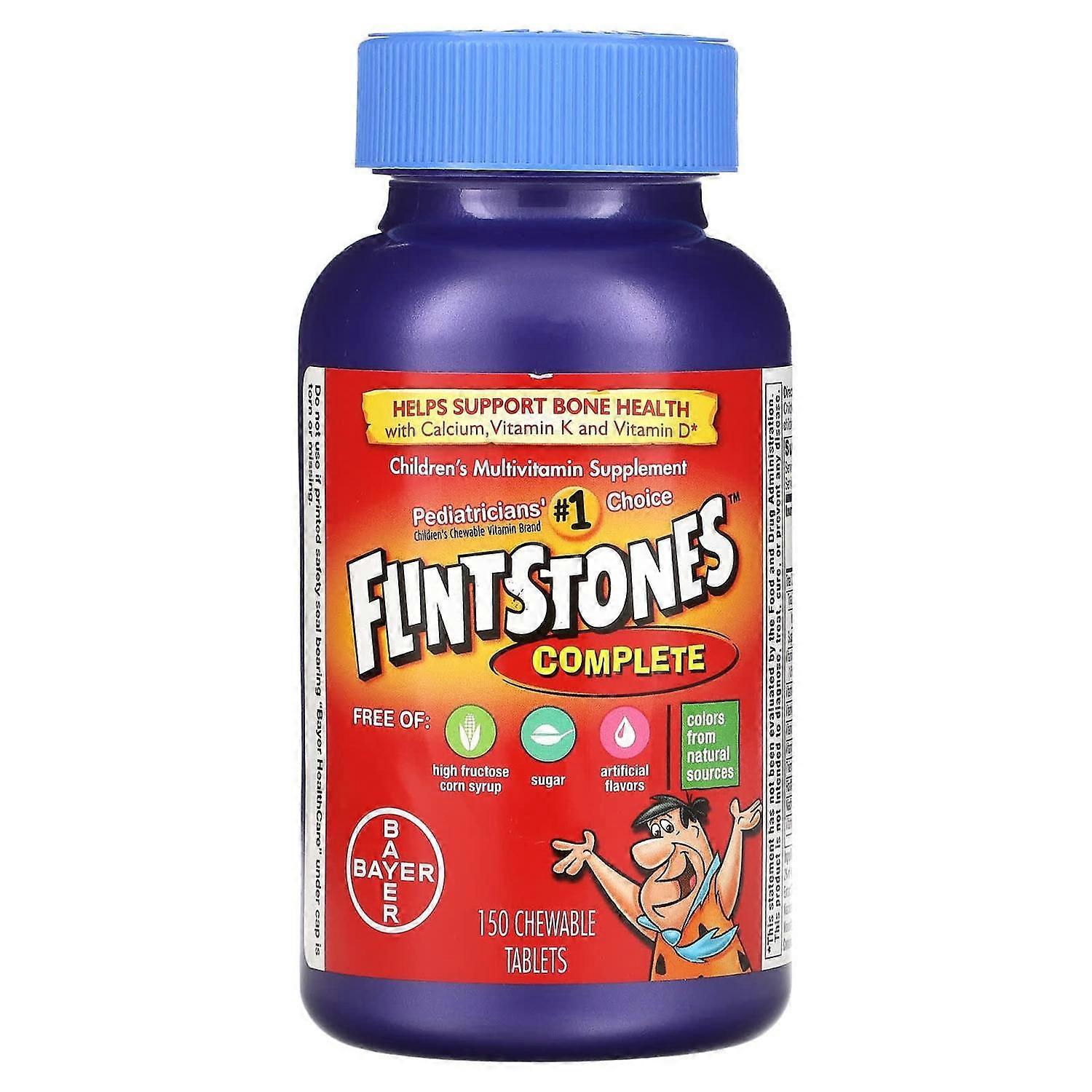 Flintstones, Complete, Children's Multivitamin Supplement, 150 Chewable Tablets