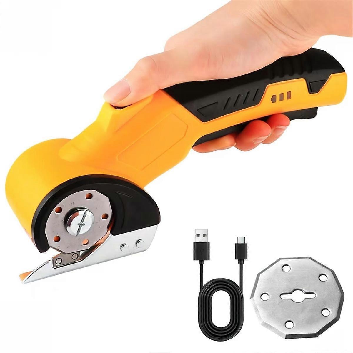 Small Lithium-Ion Electric Scissors Quick Cloth-Cutting Electric Scissors for Cardboard Packages Le