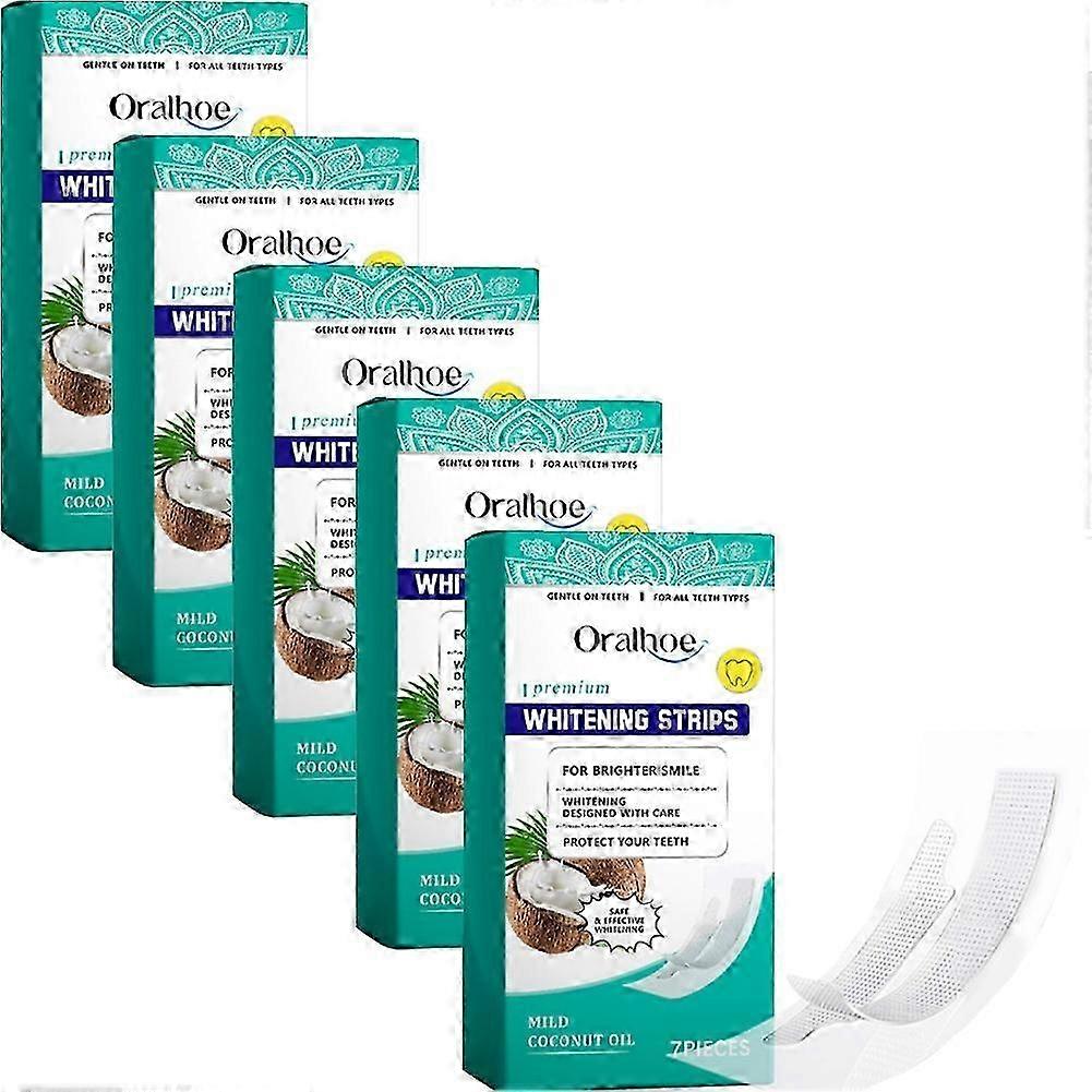 Tooth Whitening Strips 7 Day Treatments For Sensitive Teeth Effective Stain Removal, Enamel Safe, Daily Use For Brighter Smiles At Home