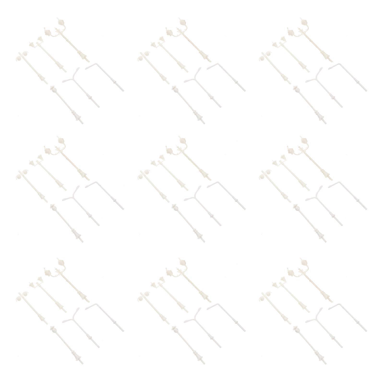 Simulation Lamp Model Street Lights for Sand Table Making 120Pcs Kit