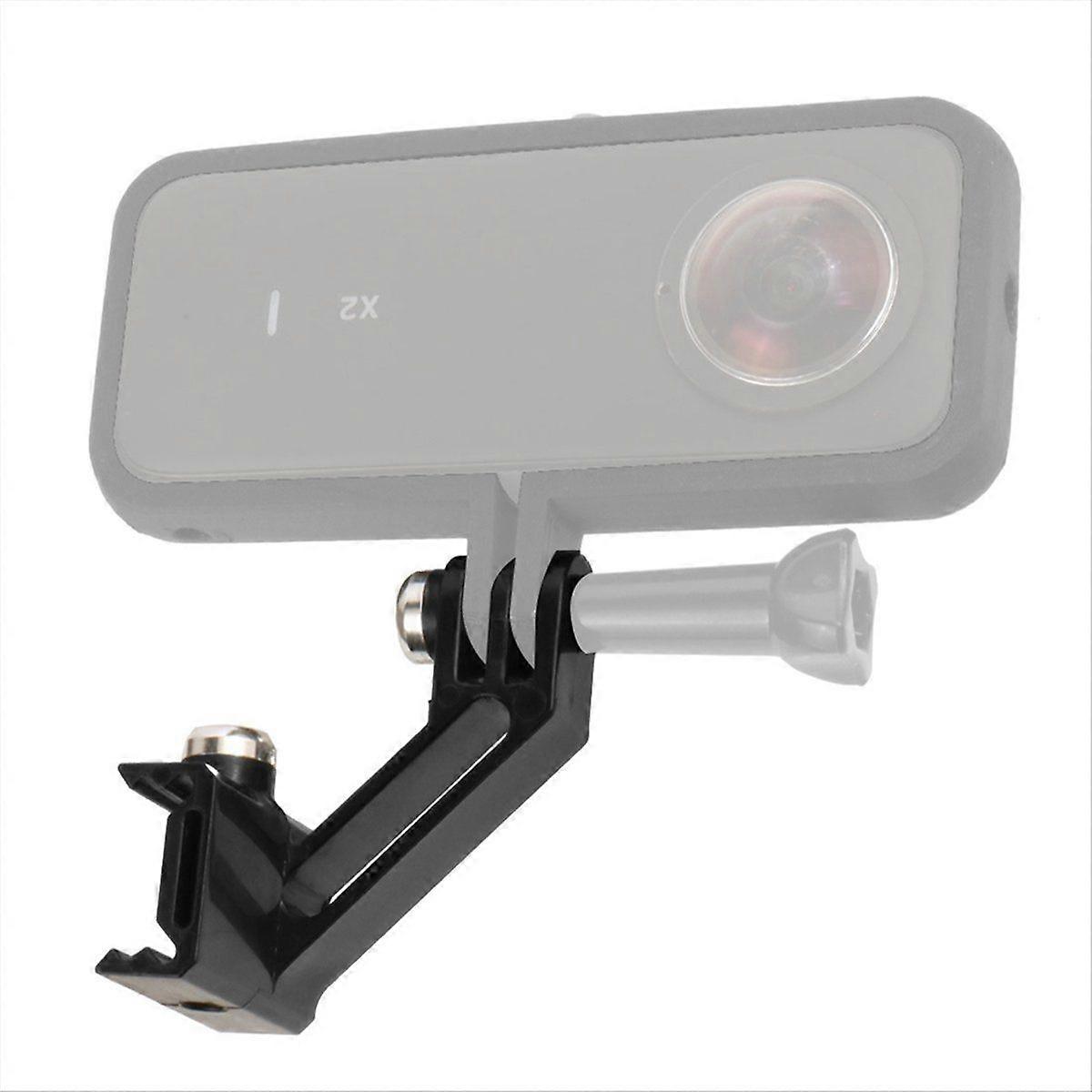 Action Camera Mount Clamp Side Bracket Rail Adapter for GoPro /Insta360 ONE R Camera Accessories Without Screw