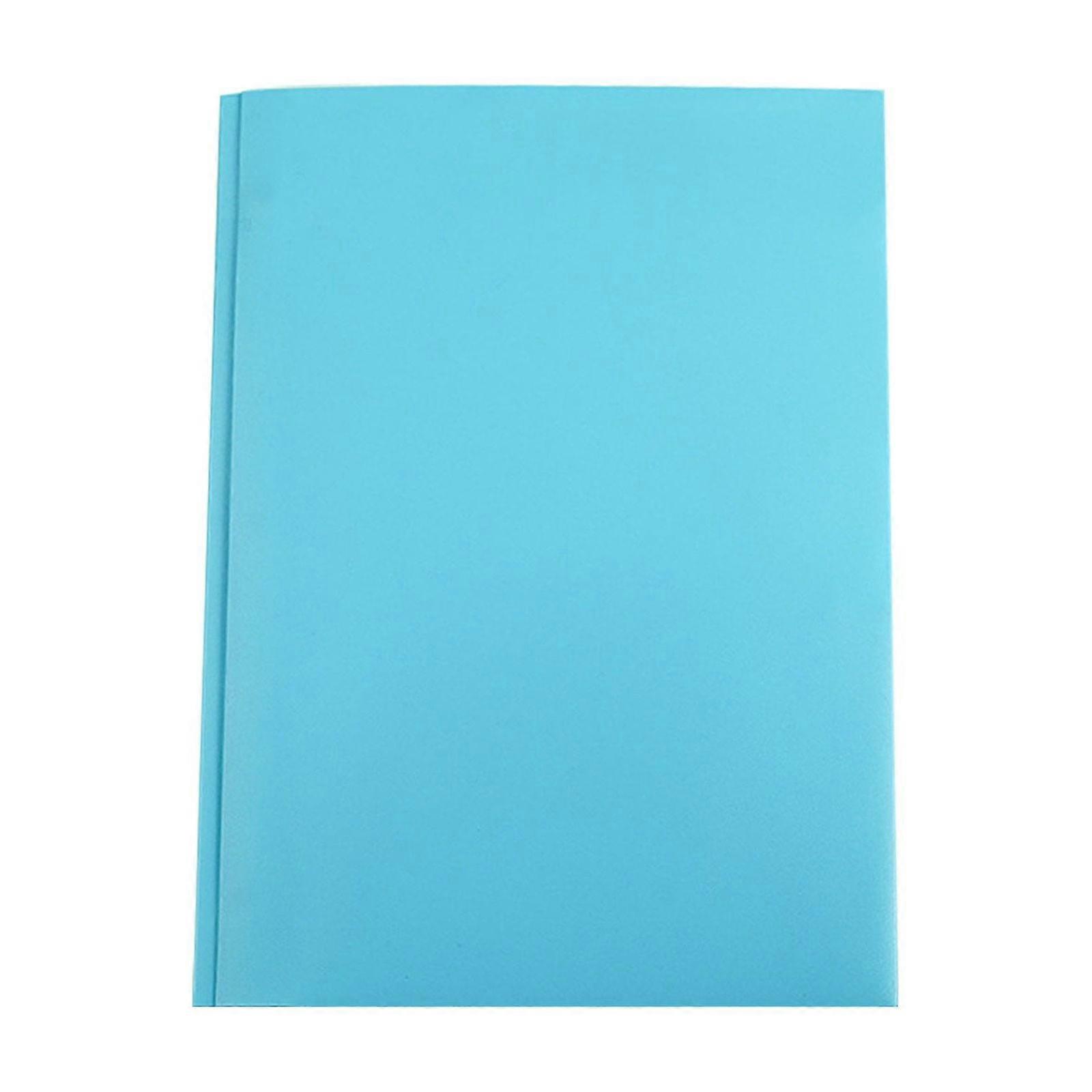 Dcomlko Heavy Duty Plastic Folders with Two Pockets and Business Card Holder - Durable Folder for High School, Office, and Home Use