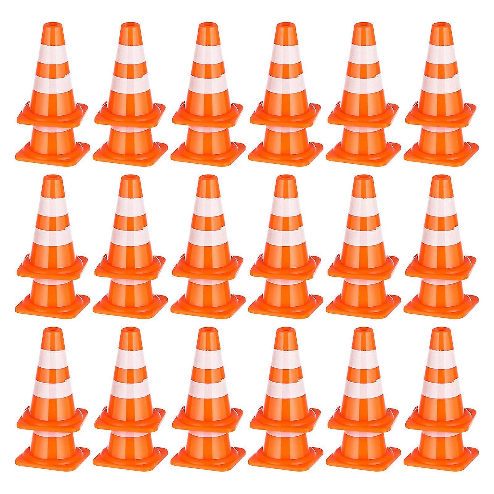 Mini Traffic Signs Set 40Pcs Interactive Games Roadblocks Simulation Of Road Traffic Scenes For Family Playtime