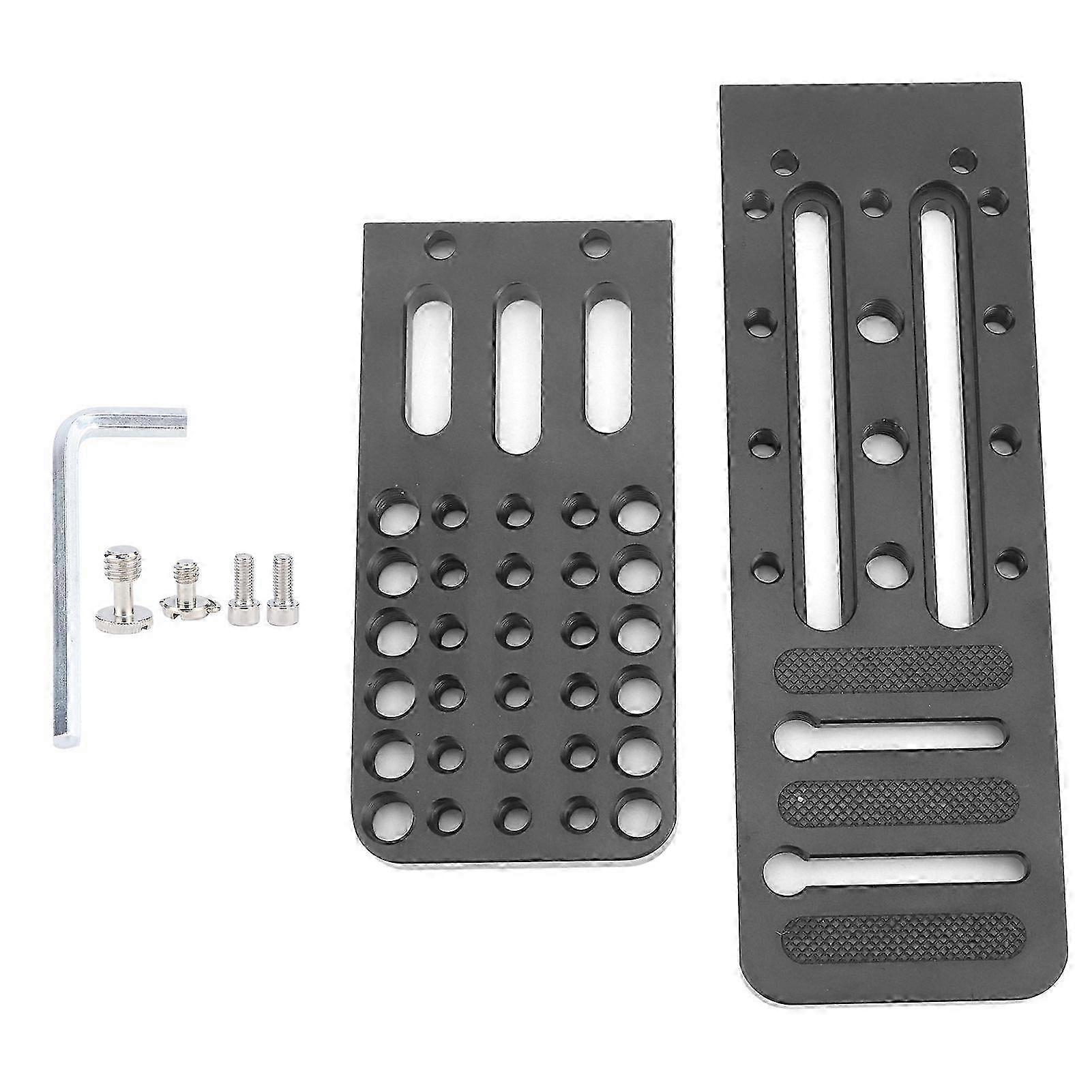 25-26 L130C Dslr Stand Stabilizer Universal Shoot Camera Video L Bracket Plate Screw Hole Fixing
