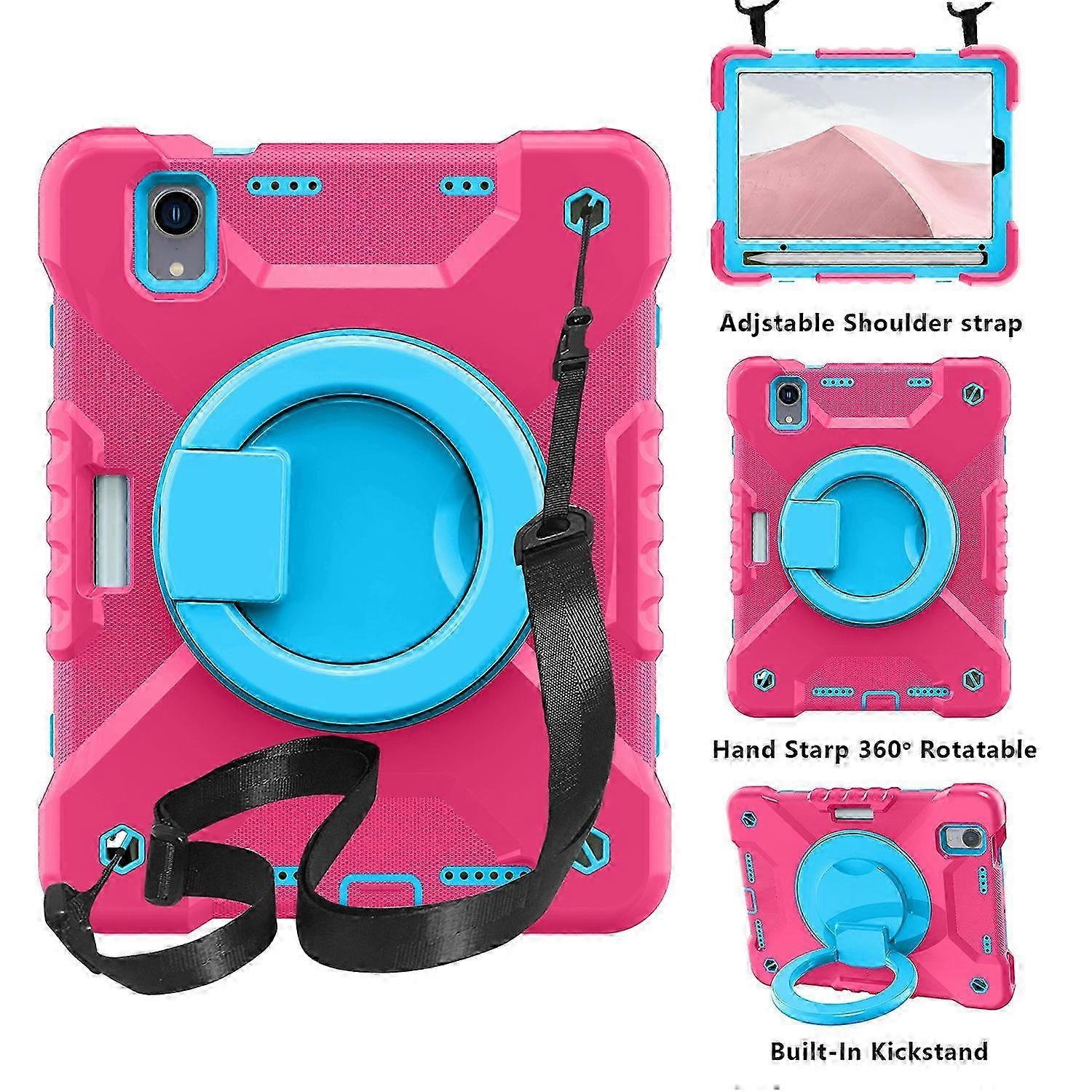 Shoulder Strap Case for iPad Mini 6 2021, 360Hand Strap Rotating, Camera Protection, Shockproof,Durable 26s