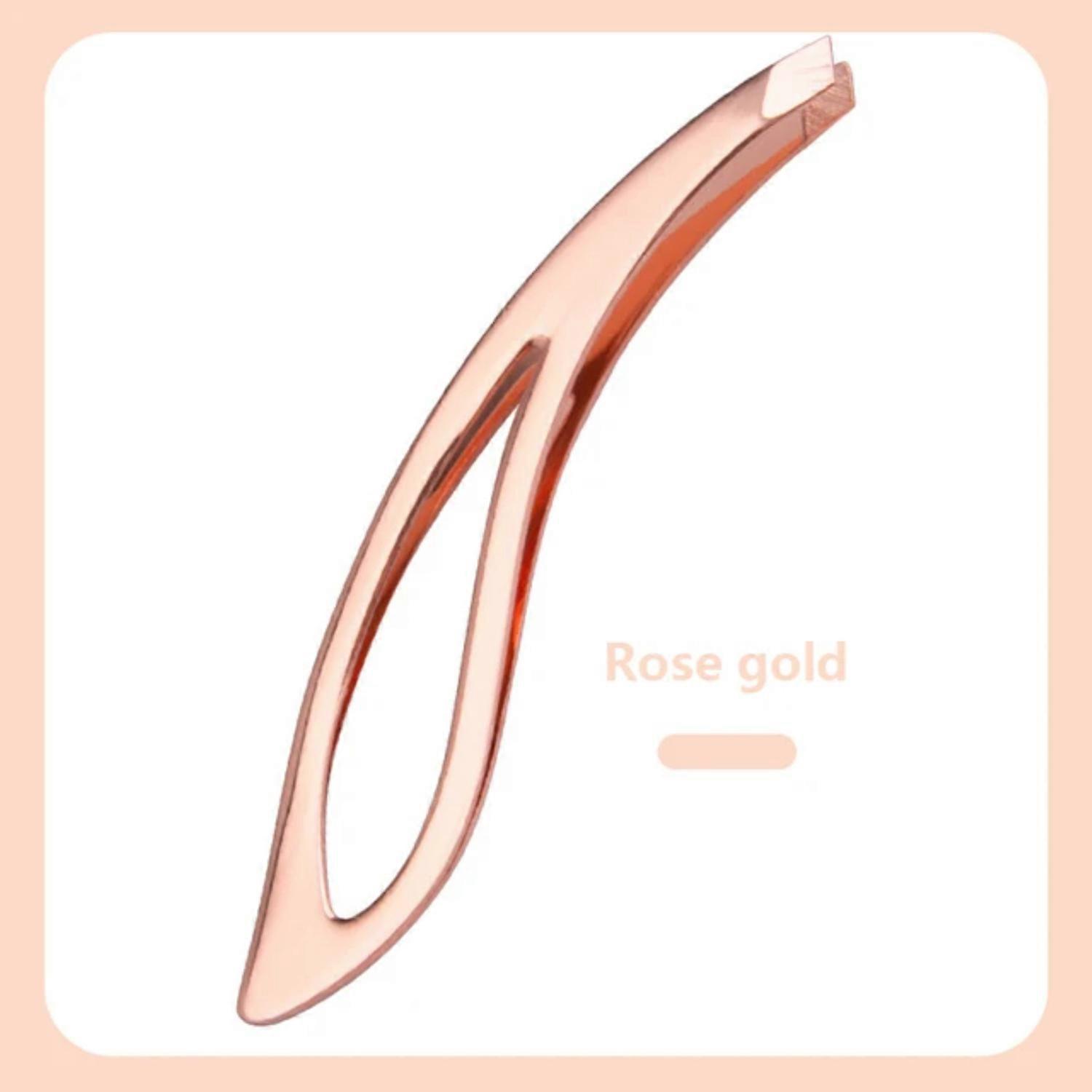 DEKAXID New Ingrown Hair Tweezers Precision Set for Eyebrow and Eyelash Grooming Leaf Shape for Easy Grip and Gentle Make up Tools