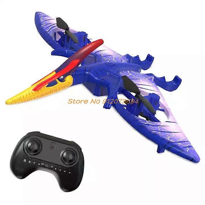 Simulation Pterosaur Shape Electric Remote Control Dinosaur Flying Drone Toy 2.4G Night Light One Key Take Off RC Plane Aircraft