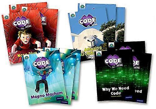 Project X CODE Extra: Gold Book Band Oxford Level 9: Marvel Towers and CODE Control Class pack of 12