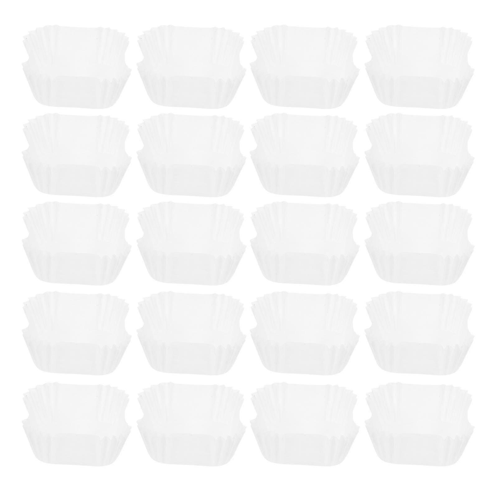 1000pcs Square Paper Liners For Muffins Cupcakes Disposable Small Muffin Cupcake Wrapper Paper Cases