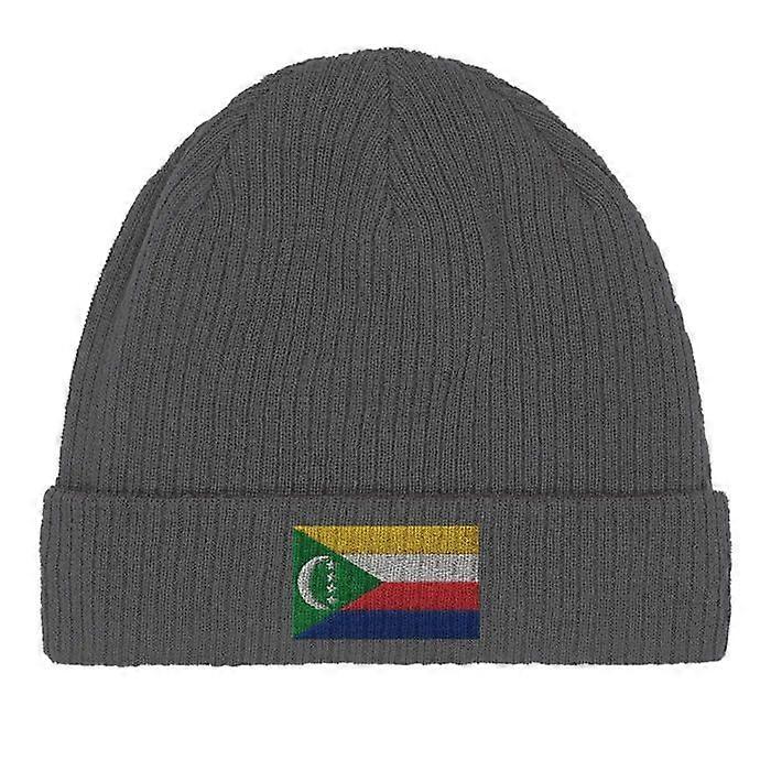 Comoros Flag Cap in Gray