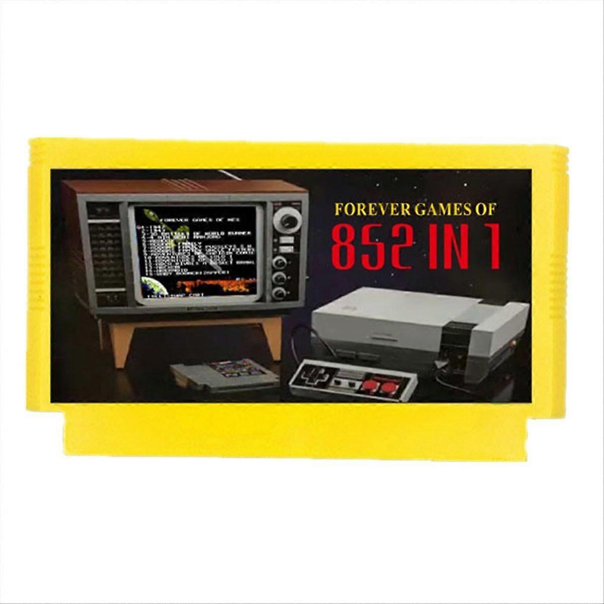 Pour adaptateur FC 852 en 1 FOREVER GAMES Game Jaune