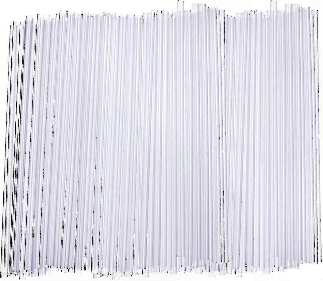 200 Count Clear Plastic Straws - 6 Inch Height - Disposable Drinking Solution