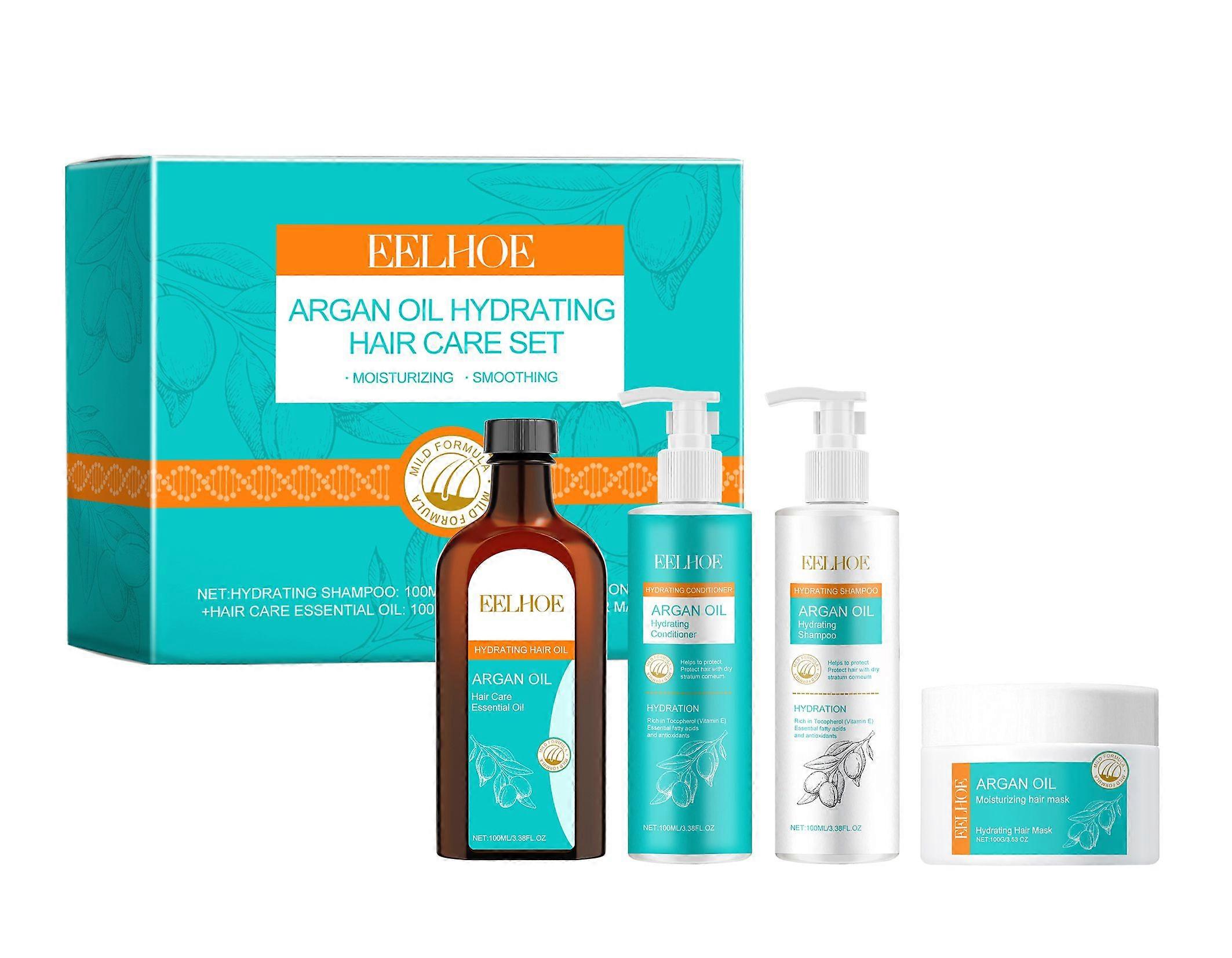Moroccan Argan Oil Moisturizing Hair Care Set