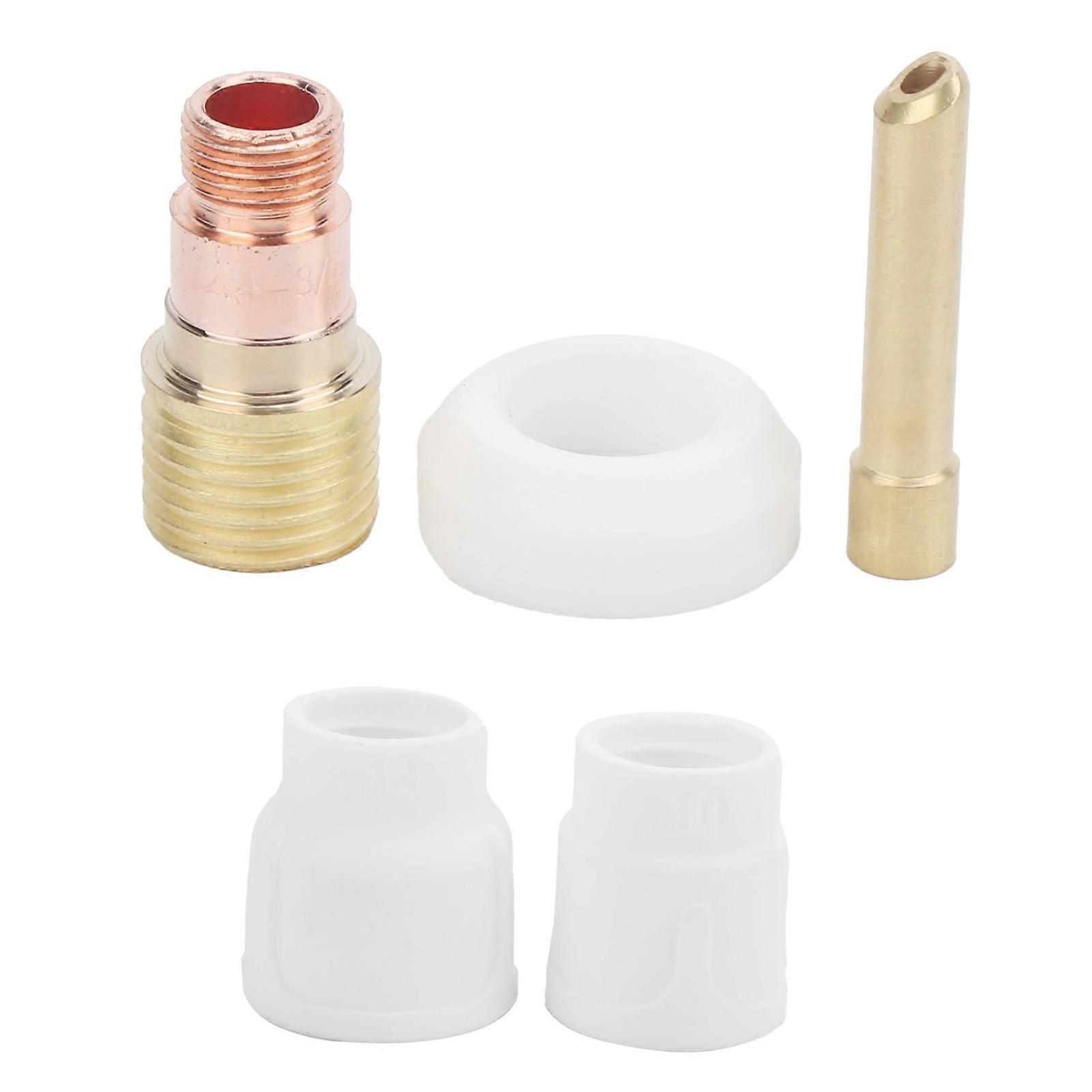 Ceramic Welding Cup​​​ Set White 10# 12# Nozzle for Argon Arc Welding Gun WP-17/18/26