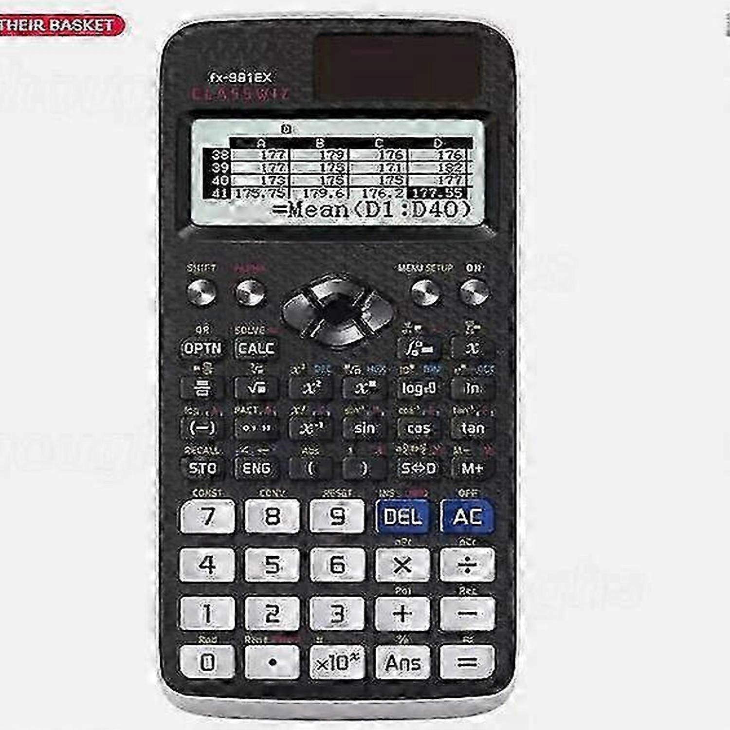 FX-991EX ClassWiz Advanced Engineering Scientific Calculator - 552 Functions for Students & Professionals, High-Precision Tool