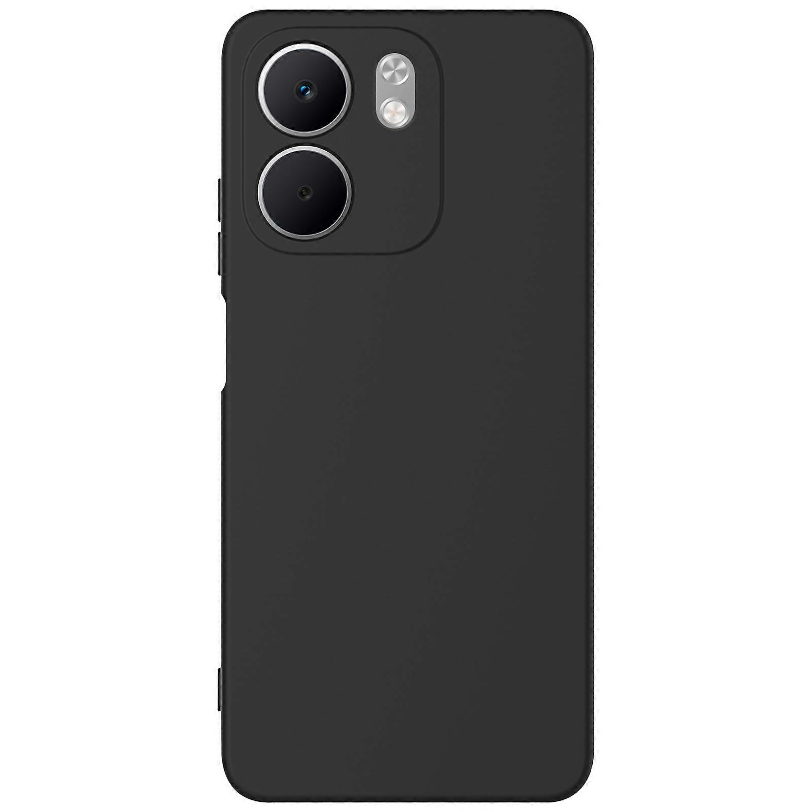 Protective Case for Oppo A5x Soft-Touch with Wrist Strap, Black