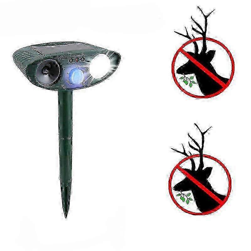 Ultrasonic Deer Repeller - 1pcs Solar Powered - Get Rid Of Deer In 48 Hours