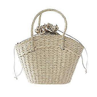 Bolso tejido de paja Vintage de gran capacidad hombro debajo de la axila Tote para dama