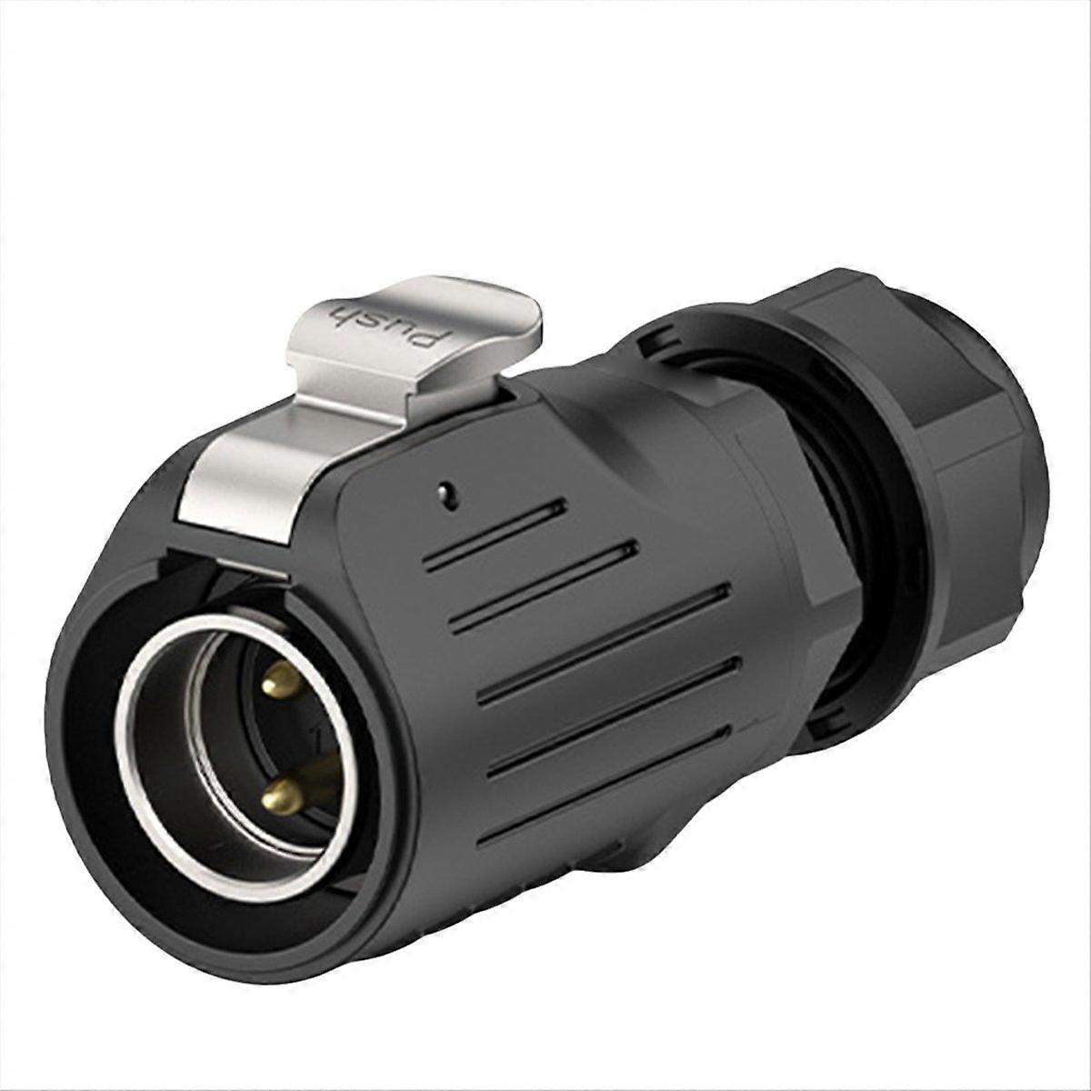 LP20 Industrial Aviation 2pin Panel Mount Male Plug