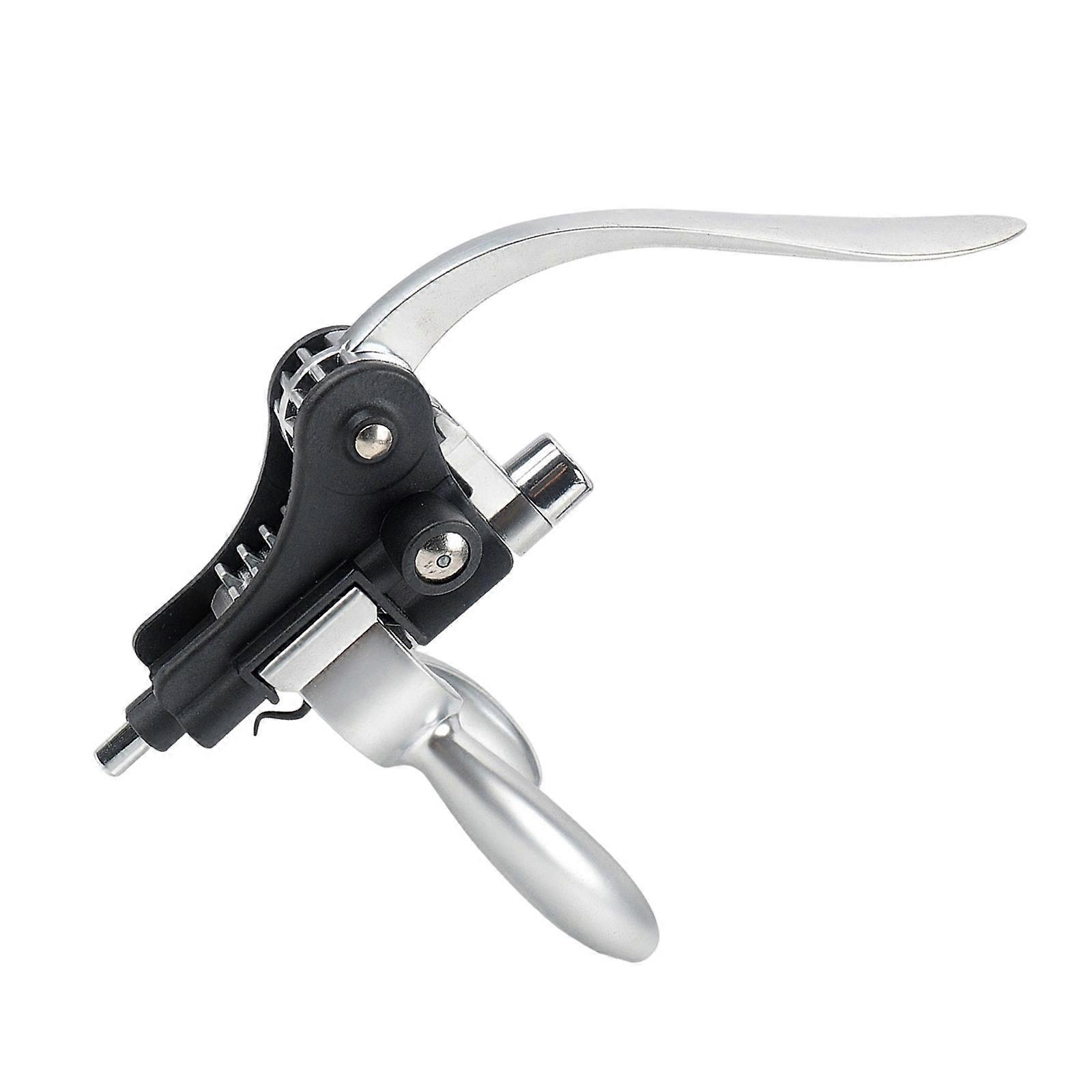 Portable Zinc Alloy Wine Opener Press Levers Mechanism Effortlessly Operation Fast Corkscrew Great for Dinners Event Multicolor