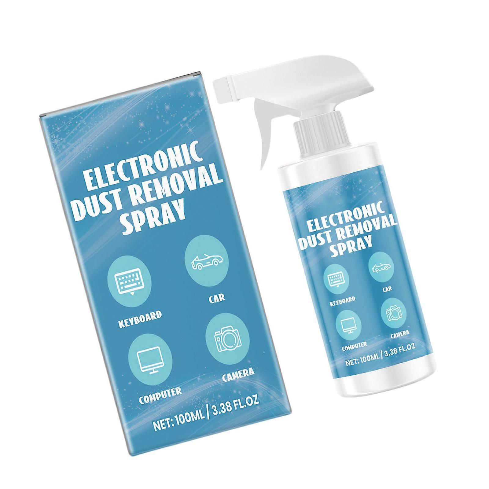 Electronic Contact Cleaner Sprayer 100ml Quiet Operates for Laptop, Computer Car Camera Removes Dust,for Office Worker Multicolor