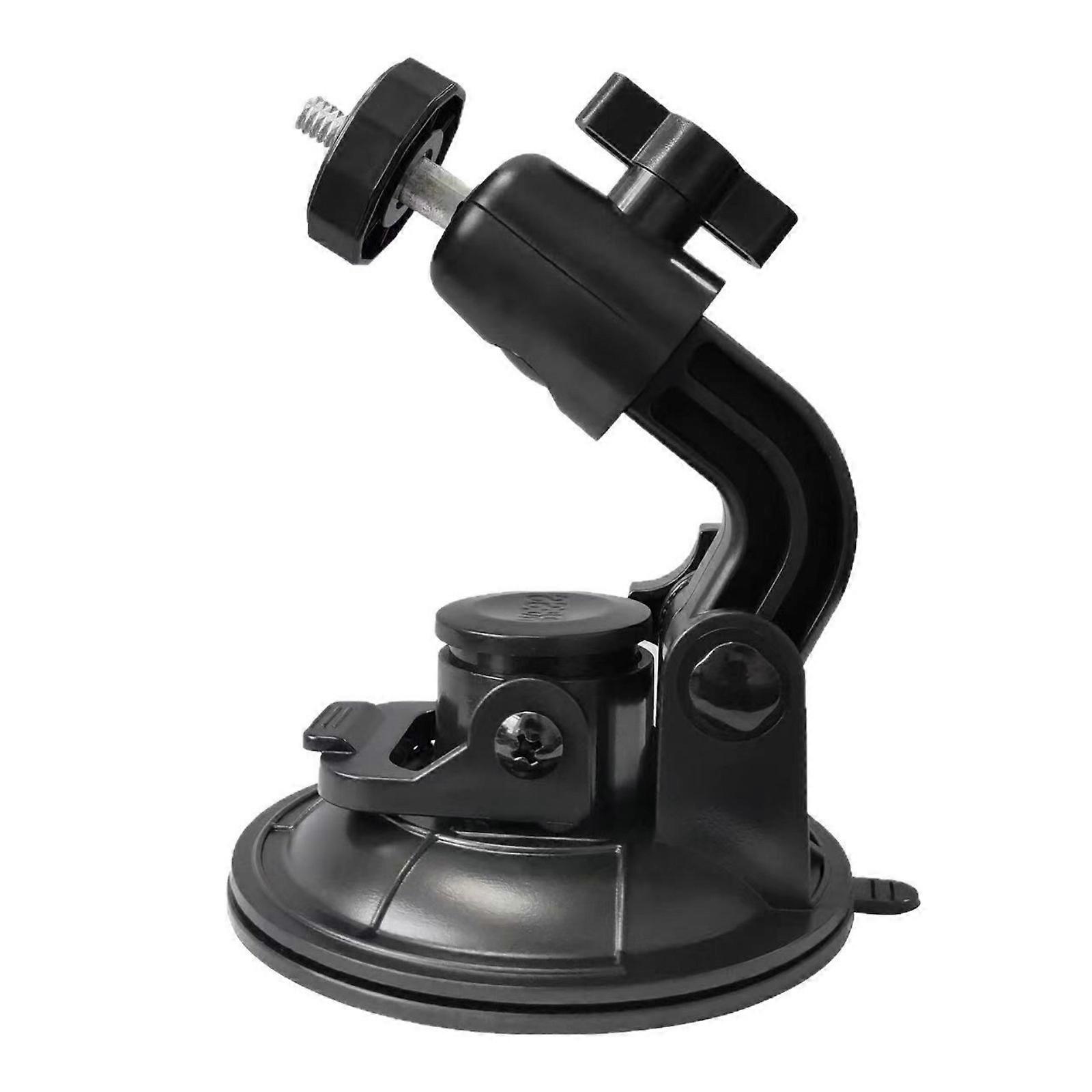 360 Degree Rotatable Dashcam Mount with Strong Suction Cup 1/4 Screw for Car Video Recorders Cameras Multicolor