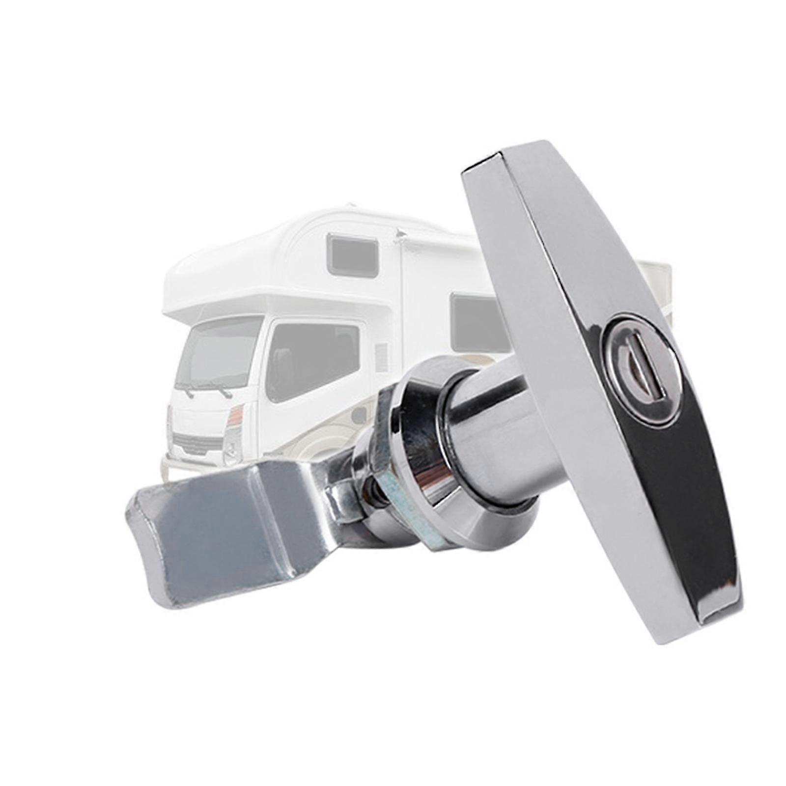 Universal T-handle Door Latch Lock For Trailer Caravan Rv Truck Canopy Toolbox