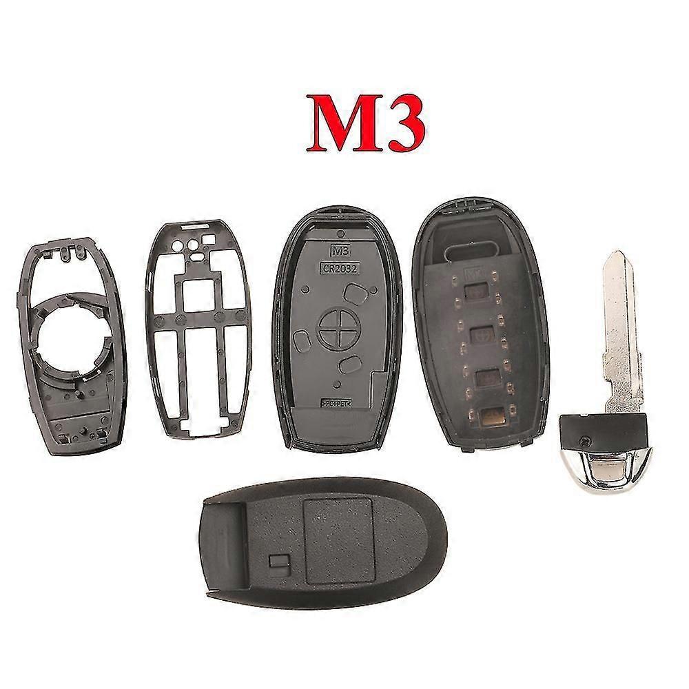 2bt Smart Card Key Shell for Suzuki Vitara Alivio S-cross Sx4 Swift Car Remote Emergency Key Replacement Case L1 Dallas