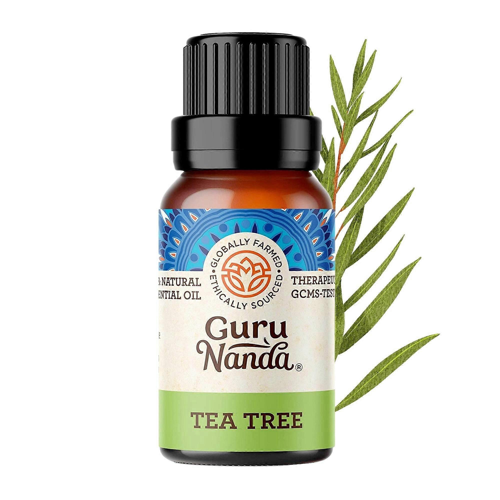 Gurunanda αιθέριο έλαιο τεϊόδεντρου, 0,5 ουγκιά