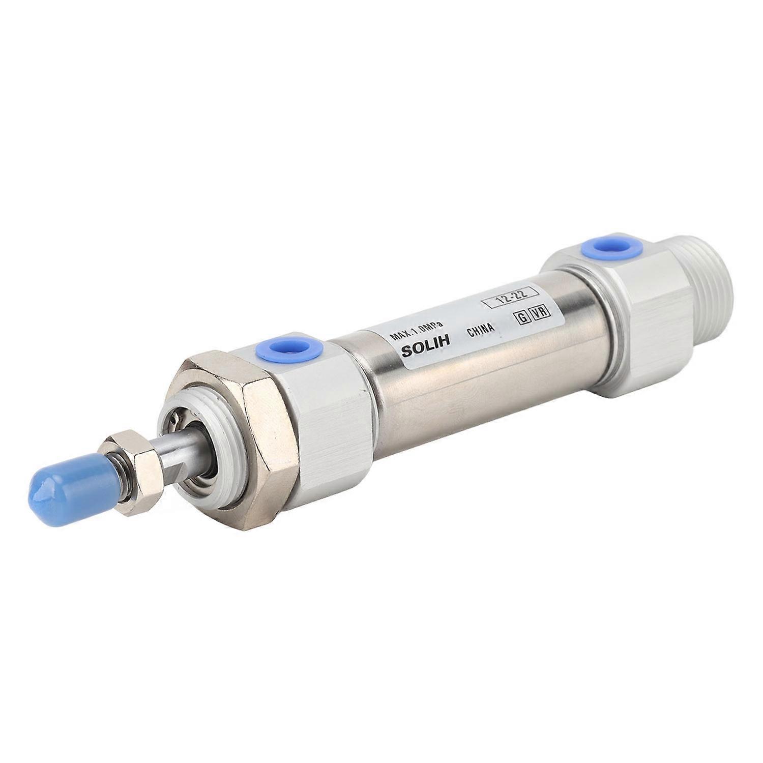 Luftsylinder Pneumatisk SMC-type Skrudd stempelstang 2-aksjon Mini rustfritt stålutstyr