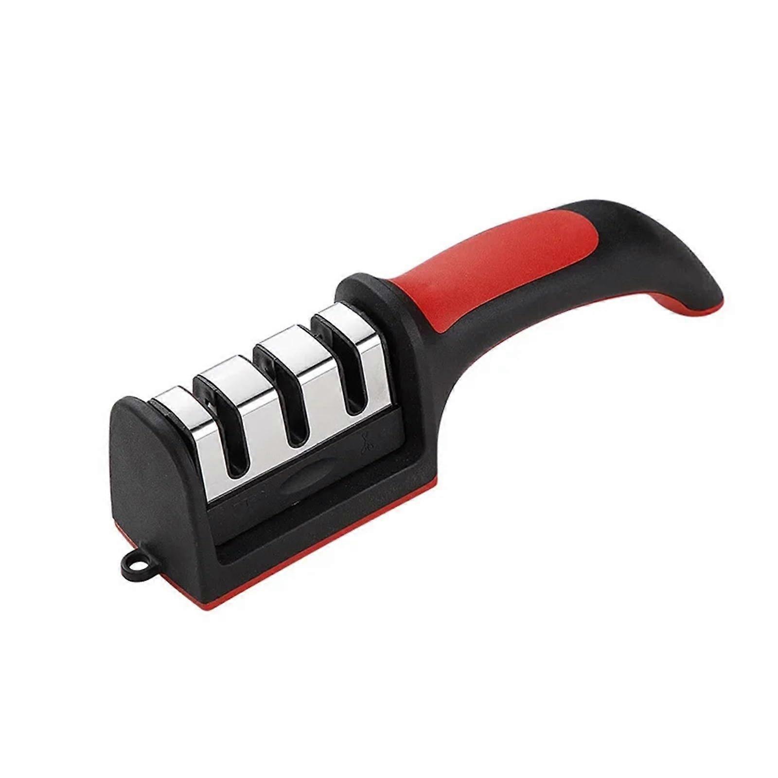 3/4 Segment Knife Sharpener ThreeStage Sharpening System Handheld Kitchen Sharpener Compact Sharpening Stone