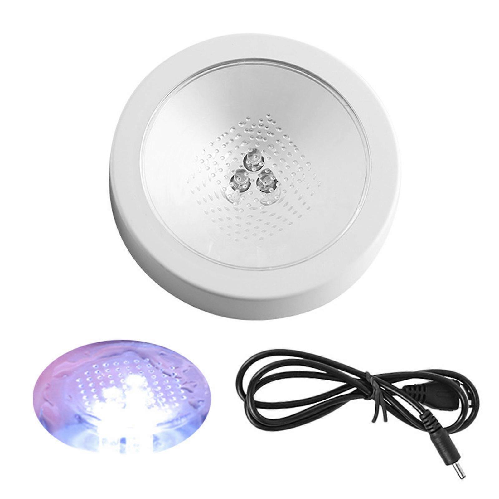 Glowing Round Coasters Drink Mats Unique Cup Mats Round Cup Pad Plastic Texture Suitable for Gifting Home and Cups Use  White