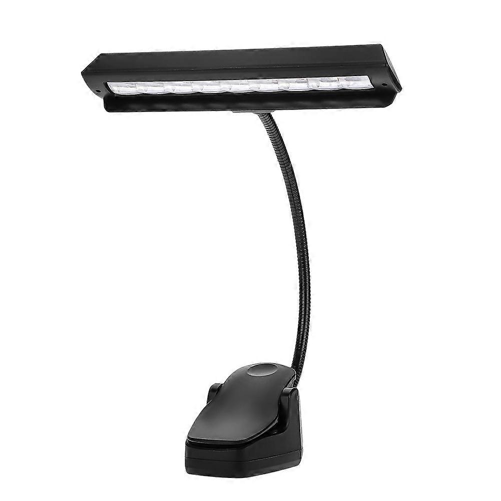 Portable Flexible 9 LEDs Clip On Music Stand Light Bedroom Reading Desk Lamp