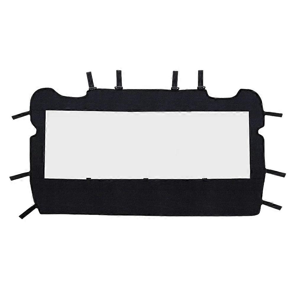 Rear Windshield Waterproof Soft Back Dust Panel for Polaris RZR 1000 XP XP 4 1000 Stop Wind Rain and Debris