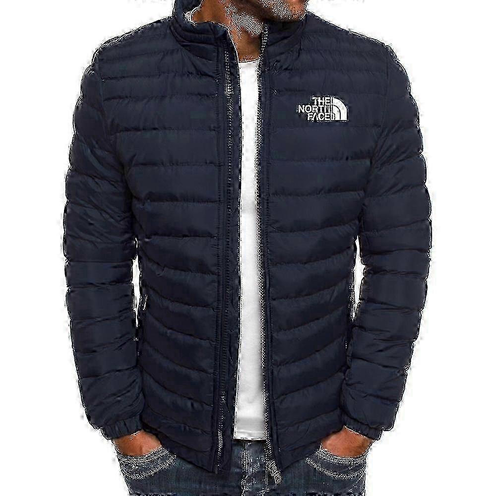 Höst Vinter Herr Dunjacka Bomull Mjuka Man Dunjackor Fritids Herrkläder Kappa