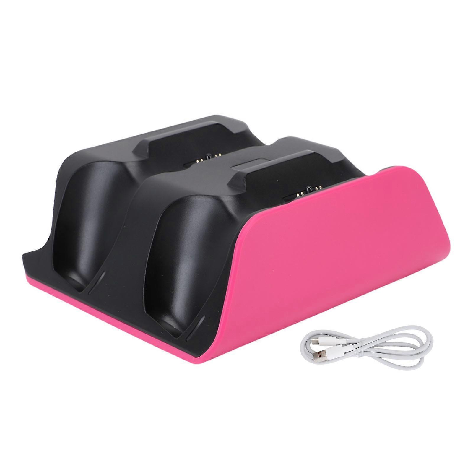 Controller Charging Station Seamless Fit Efficient and Fast LED Indicator Dual Controller Charger Base for Game Console Handle