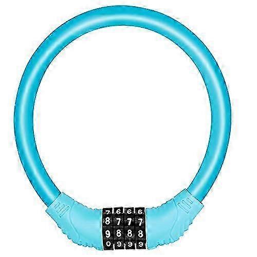 Bike Cable Lock Combo, Anti-Theft,Resettable, 12CM Diameter