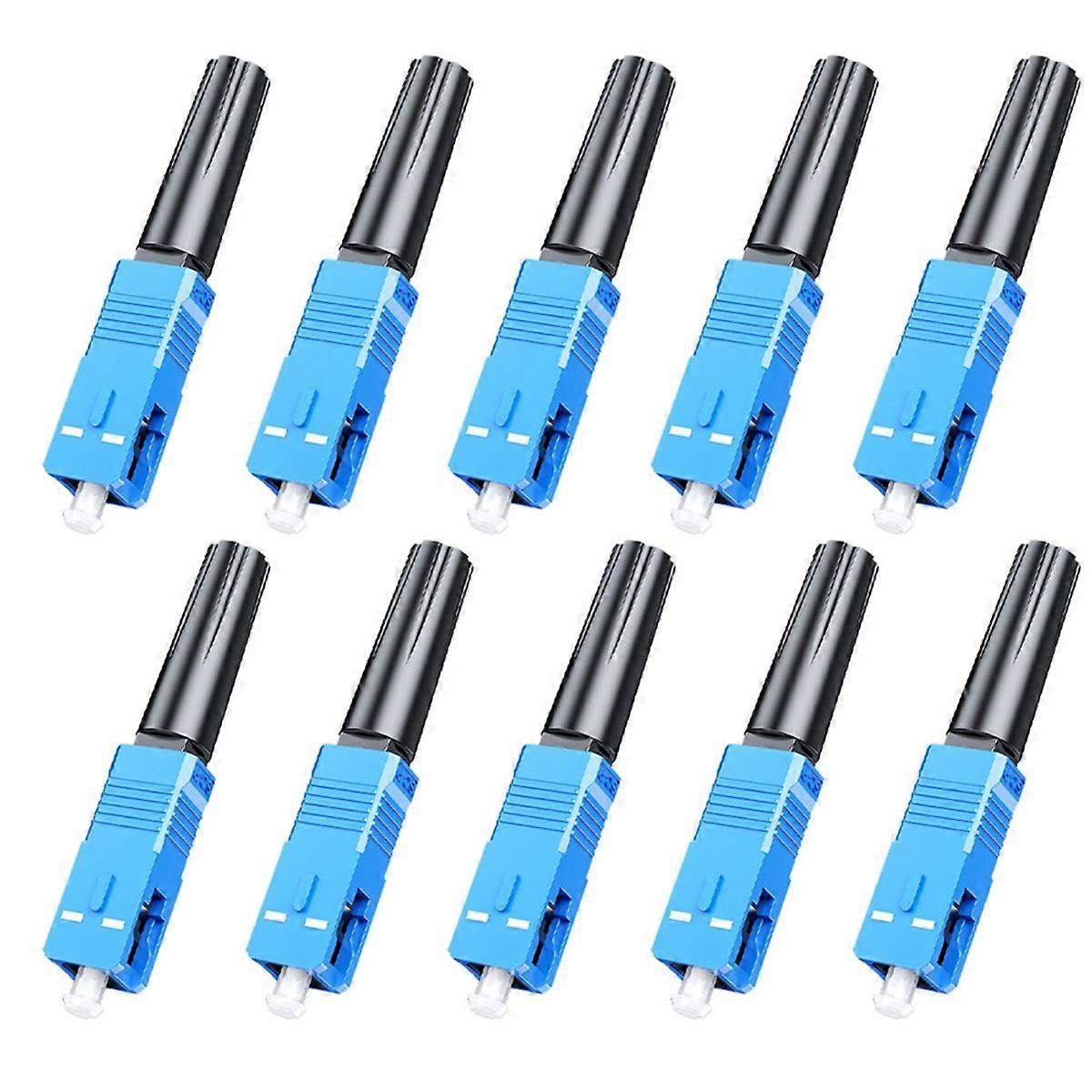 10 pcs SC-UPC Fiber Optic Quick Assembly Connector