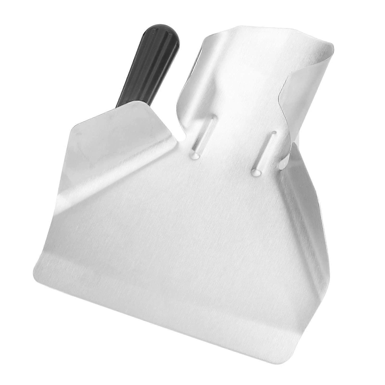 Stainless Steel Popcorn Scoop and French Fry Bagger with Ergonomic HeatResistant Handle for Fast Portion Control in Theaters Restaurants