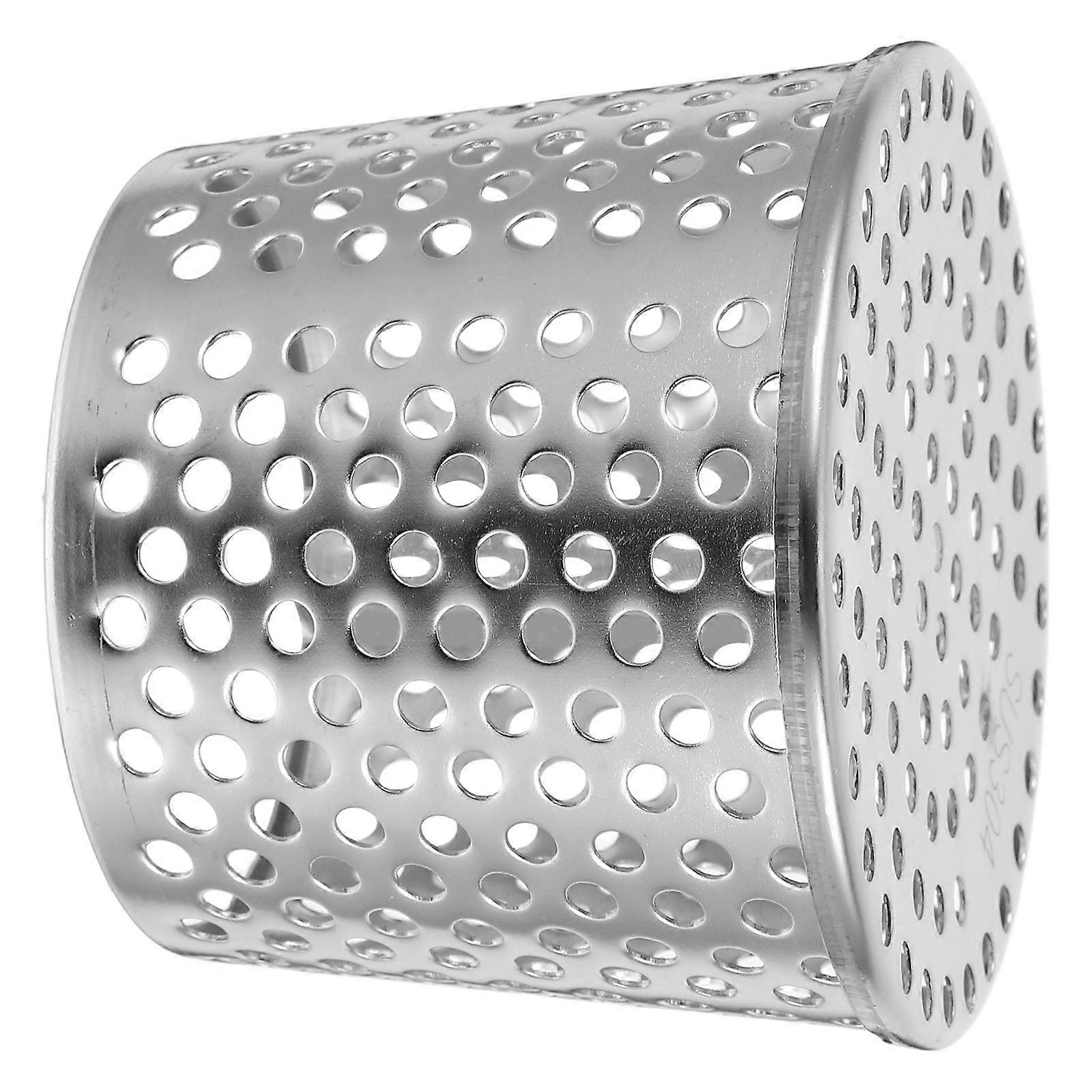 Silver Stainless Steel Floor Drain Filter Strainer for Downspout