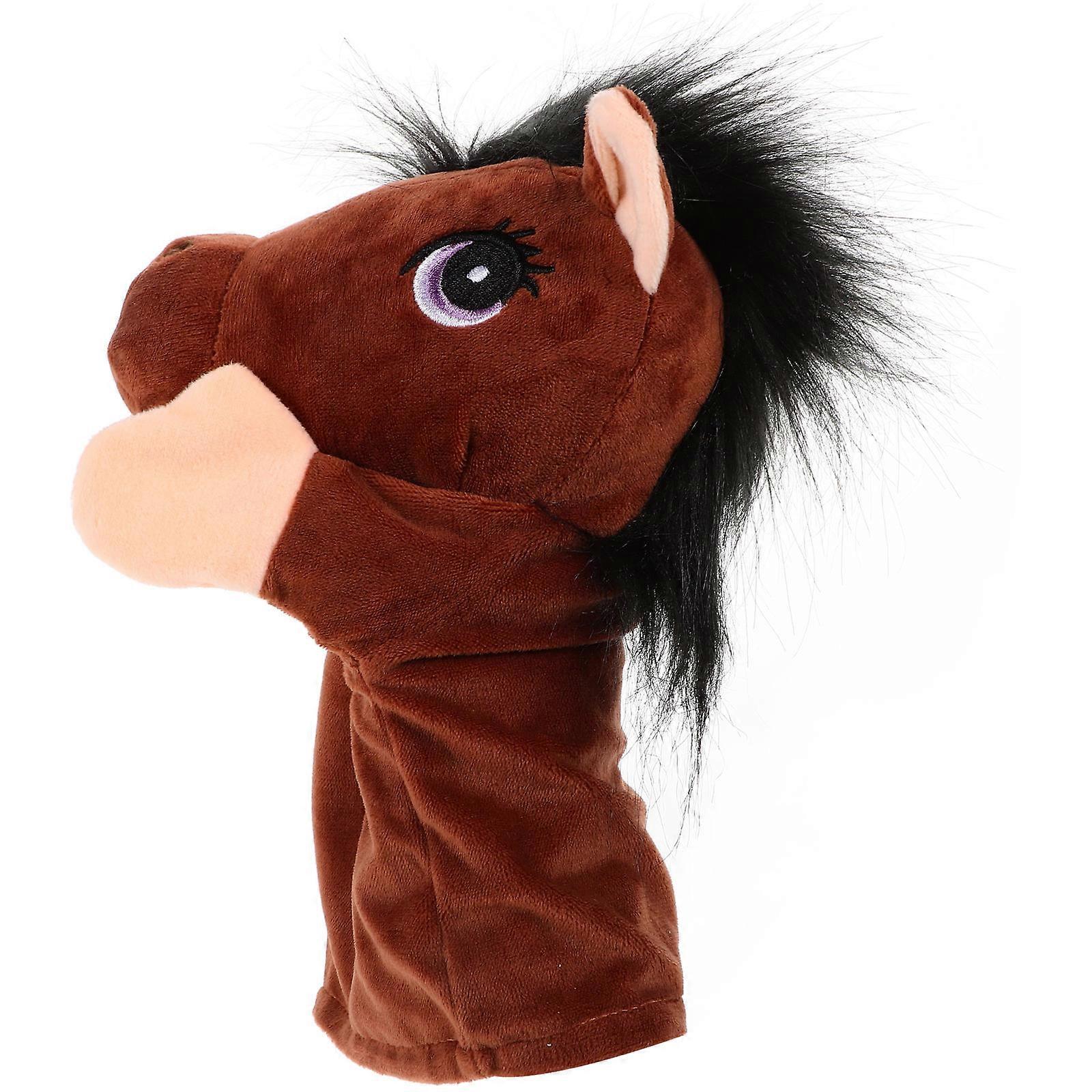 Animal Hand Puppet for Storytelling with Plush Material