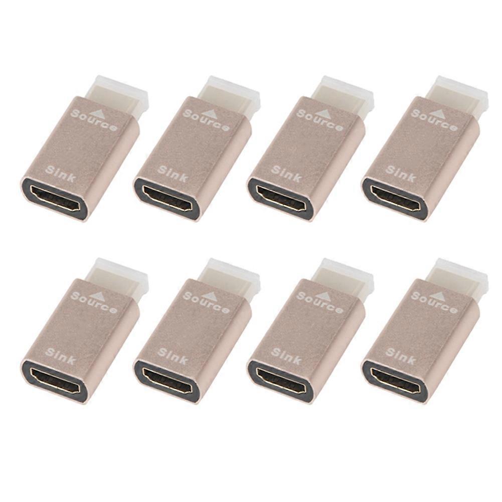 8X HDMI Lock Screen Signal Holder HDMI2.0 Virtual Adapter EDID DDC Dummy Plug for HDMI Display Emulator Up to 3840X2160