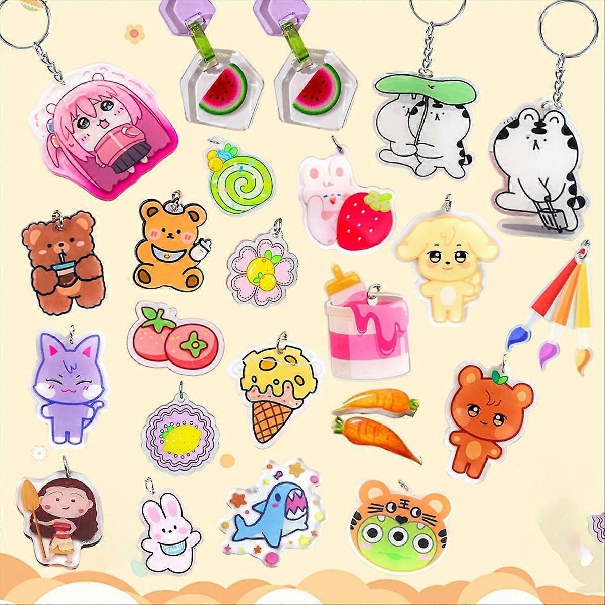 Shrinky Plastic Sheets Keychain Kit, 234Pcs Shrinky Art Kit