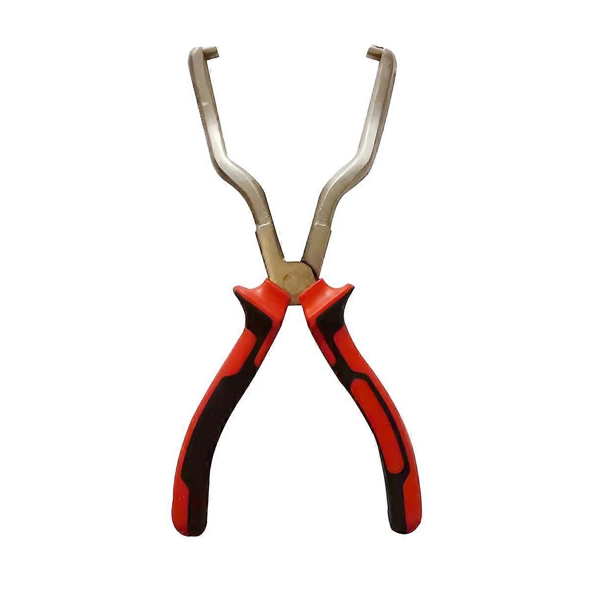 Fuel Line Disconnect Tool with Adjustable Pliers for Quick Hose Removal and Car Pipe  (Red/Black/White)