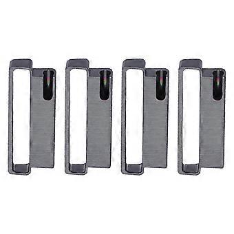4pcs Stainless Steel Watch Connector - One-Piece Smart Watch Adapter For 22mm Watches - Durable Metal Watch Band Accessory