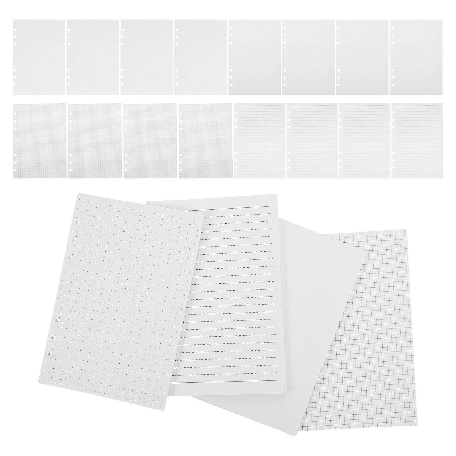 Binder Refills Loose Leaf Paper for Planner Handbook 180 Sheets White