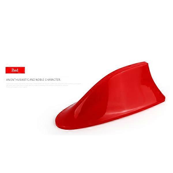Shark fin Car Antenna Radio Signal Receiver RED red