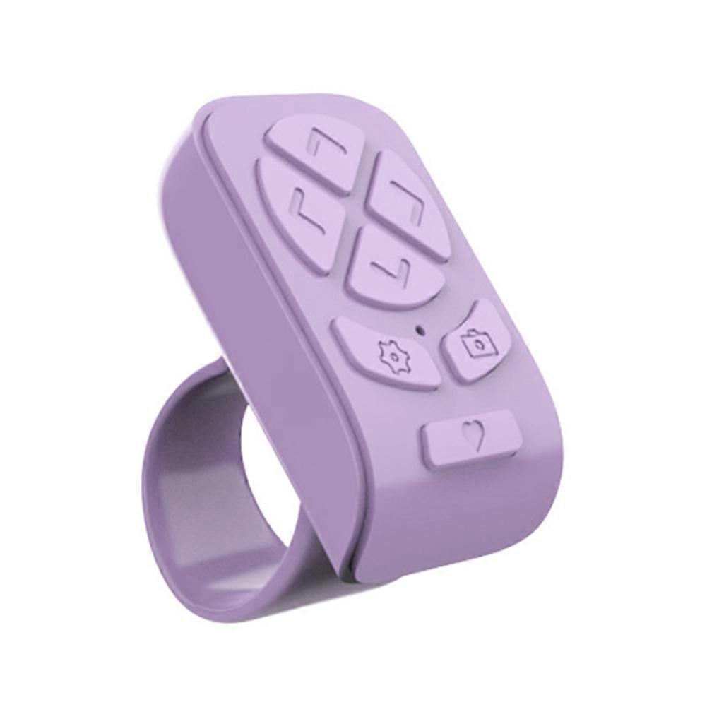 Wireless Bluetooth Remote Control Fingertip Remote Control Ring Page Turner Rolling Ring for Phones Tablets Cameras C