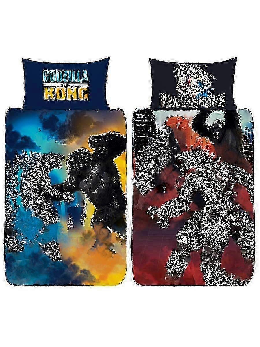 Godzilla Vs Kong Duvet Cover and Pillowcase Set