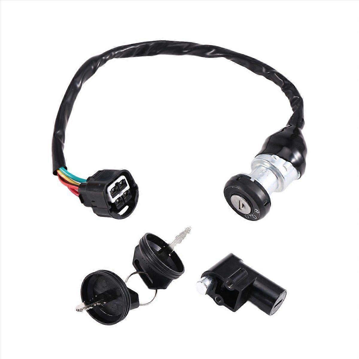 4 Wires Ignition-Switch with 2 Keys Fit for Linhai T- 550 48295 ATV UTV